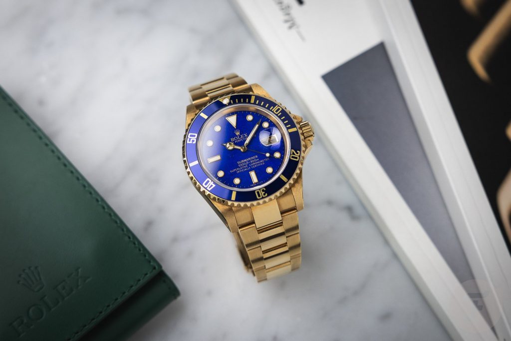 Rolex Submariner 16618 Lapis Lazuli Replica